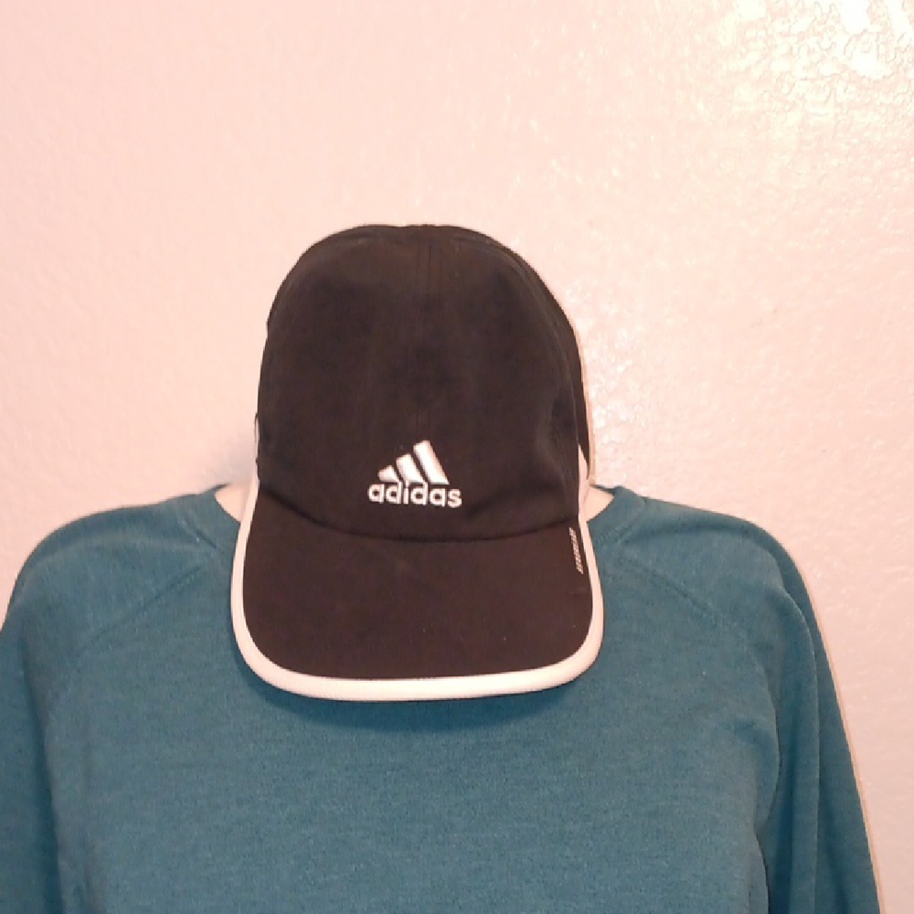 Adidas Black and White Logo Cap